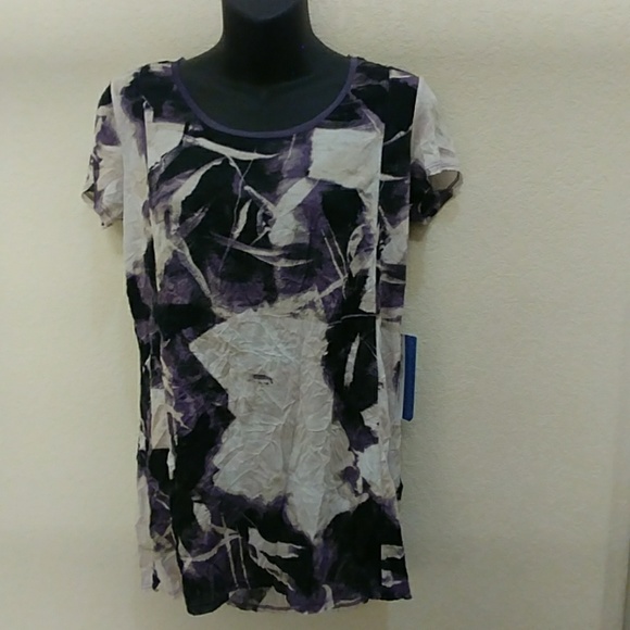 Simply Vera Vera Wang Abstract Top - Picture 3 of 8